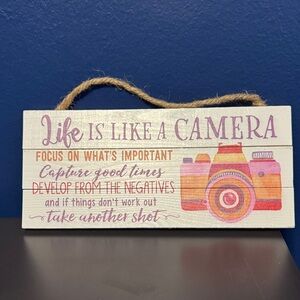 Life is Like a Camera Art